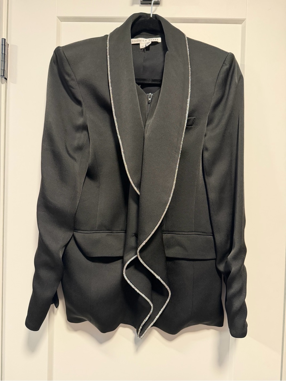 NWOT - Veronica Beard Jagger Dickey Blazer with Crystal Trim - Picture 6 of 14